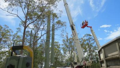 Verticality survey - more hoisting